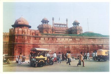 red fort, delhi