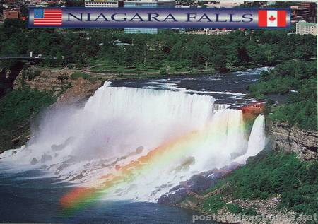 niagara falls postcard