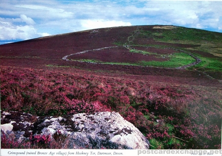 Grimspound from Hookney Tor, Dartmoor, Devon