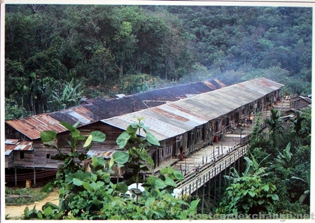 Sarawak's famous long-houses