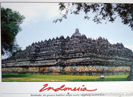 Borobudur, the greatest Buddhist temple nearby Magelang, Central Java, Indonesia.