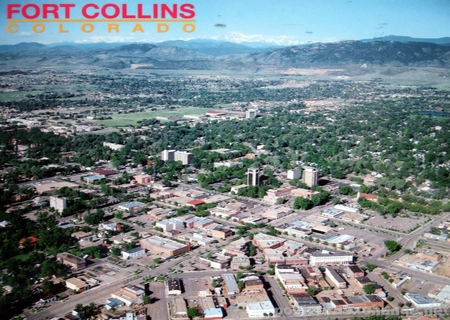 Aerial View of Fort Collins