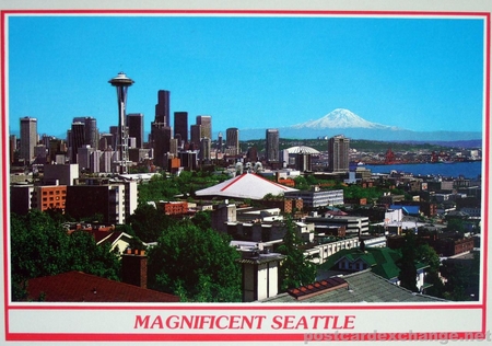 Vintage postcard from Seattle