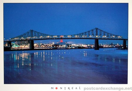 Jacques-Cartier bridge in Montreal