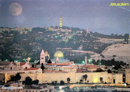 Jerusalem in the moonlight