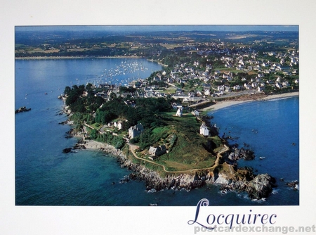 Aerial View of Locquirec in France