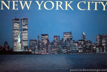 NYC skyline with WTC