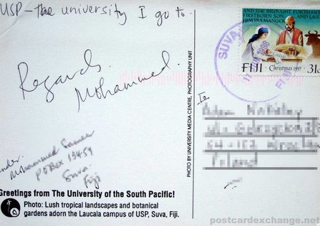 postcard from Fiji