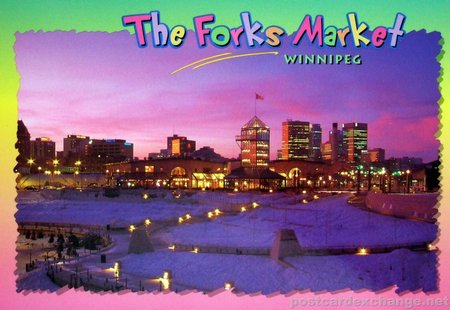 Winnipeg Skyline in Winter
