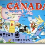 Map Of Canada – Postcard