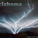 Magnificent lightning in Oklahoma